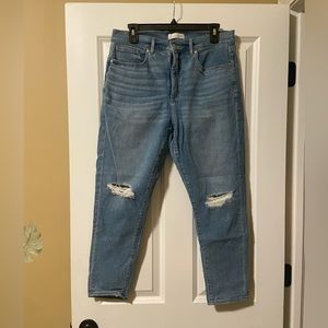 LOFT “the skinny” jeans. Size 12 petite.